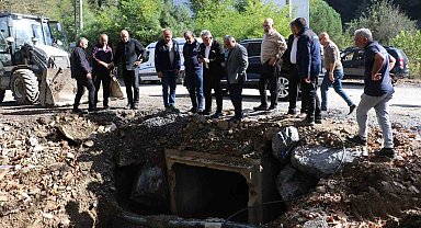 Cumayeri'nde içme suyu kaynağı ve isale hattında iyileştirme çalışmaları sürüyor