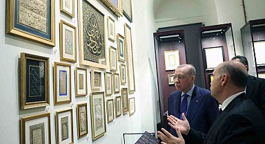 Cumhurbaşkanı Erdoğan, Darphane-i Amire Müzeleri'ni gezdi