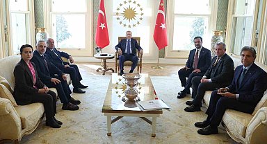 Cumhurbaşkanı Erdoğan, Şile Belediye Başkan Vekili Terzi'yi kabul etti.
