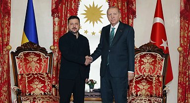 Cumhurbaşkanı Erdoğan, Ukrayna Devlet Başkanı Zelenskiy ile görüştü