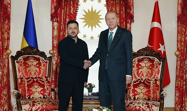 Cumhurbaşkanı Erdoğan, Ukrayna Devlet Başkanı Zelenskiy ile görüştü