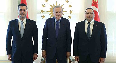 Cumhurbaşkanı Erdoğan, Üsküdar Belediye Başkan Vekili Gültekin'i kabul etti