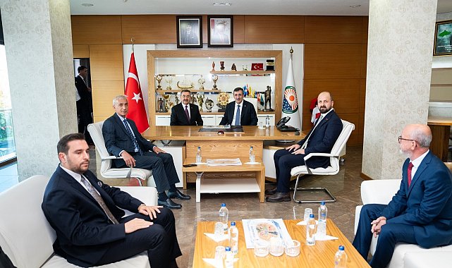 Cumhurbaşkanı Yardımcısı Yılmaz'dan Gölbaşı Belediyesi'ne ziyaret