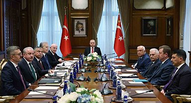 Cumhurbaşkanlığı Yüksek İstişare Kurulu, Cumhurbaşkanı Recep Tayyip Erdoğan başkanlığında toplandı.