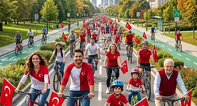 Cumhuriyetin 103. yılında 81 ilde pedallar iklim farkındalığı ve daha yeşil bir gelecek için çevrilecek