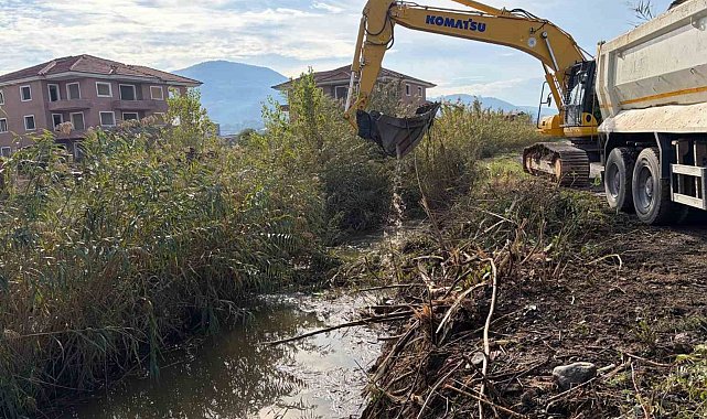 Dalaman'da su taşkınının izleri siliniyor