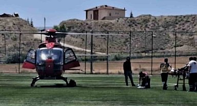Darende'de 20 yaşındaki hasta hava ambulansıyla Malatya'ya sevk edildi