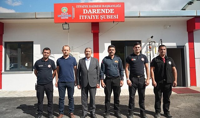 Darende'de itfaiye personeline İtfaiye Haftası ziyareti