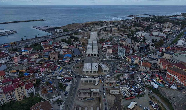 Değirmendere viyadüğü yükseliyor, son şeklini alıyor
