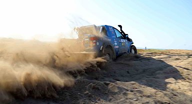 Deniz kenarında off-road heyecanı sona erdi