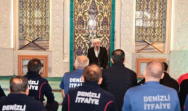 Denizli Büyükşehir'den kahraman itfaiyecilere vefa