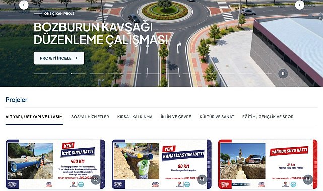 Denizli Büyükşehirin dijital yüzü yenilendi