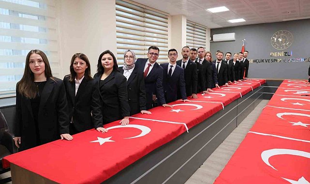 Denizli Gençlik Spor İl Müdürlüğünde 43 personel kadroya geçti