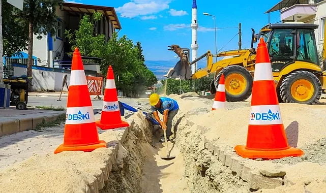 Denizli Honaz'da asbestli borular yenileniyor