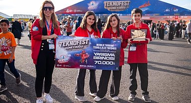 Denizli'nin bilim merkezinden TEKNOFEST'te dört Türkiye derecesi