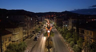 Denizli'de ilçelere aydınlatma atağı