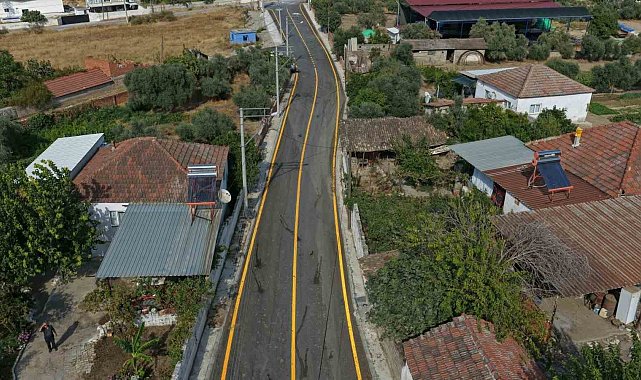Dereköy'de ulaşım konforunu artıracak çalışma tamamlandı