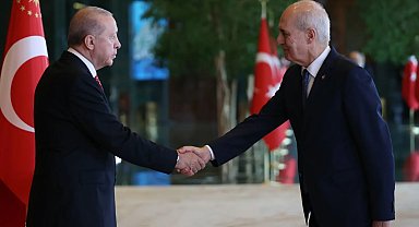 Devlet erkânı Külliye'de buluştu... Erdoğan, tebrikleri kabul etti