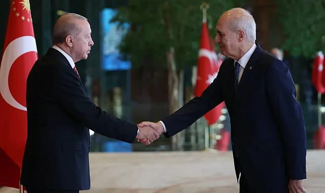 Devlet erkânı Külliye'de buluştu... Erdoğan, tebrikleri kabul etti