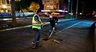 Didim Belediyesi'nden yağış öncesi temizlik