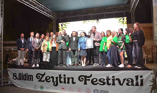 Didim'de zeytinyağıyla 'Guinness Rekor' denemesi kırıldı