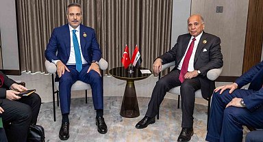 Dışişleri Bakanı Fidan, Iraklı mevkidaşı Hüseyin ile görüştü