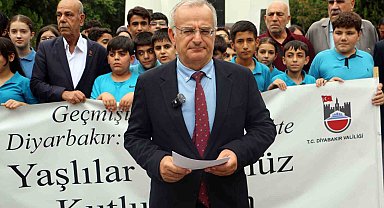 Diyarbakır'da 1 Ekim Dünya Yaşlılar Günü için anlamlı yürüyüş