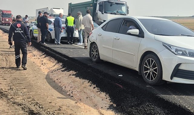 Diyarbakır'da 3 aracın karıştığı zincirleme kazada 7 kişi yaralandı