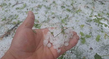 Diyarbakır'da dolu etkili oldu
