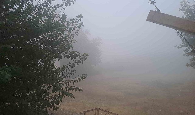Diyarbakır'ın Silvan ilçesinde yoğun sis