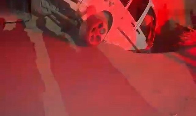 Doğubayazıt'ta hayvanlara çarpan otomobildeki 3 kişi yaralandı