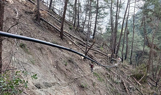 Dörtyol'da 500 metrelik içme suyu hattı yenilendi