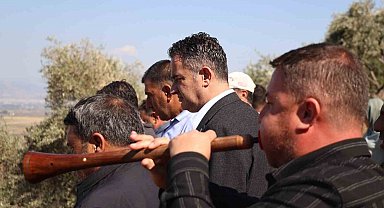 Düğün salonu çalışmaları davul zurnayla başladı