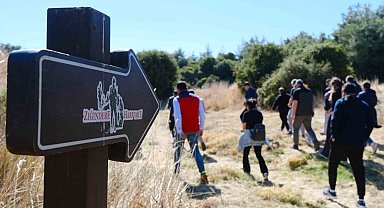 Dünya Yürüyüş Gününde Zığındere Harp Yolu'nda yürüyüş
