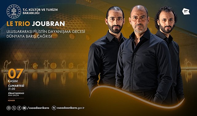 Dünyaca ünlü Filistinli müzik grubu Le Trio Joubran Türkiye turnesine çıkıyor