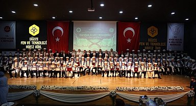 Düzce'de 108 öğrenci hafızlık icazeti aldı
