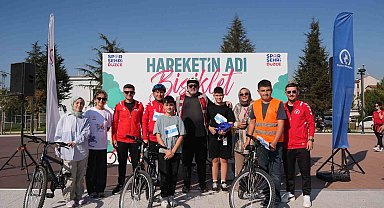 Düzce'de 7'den 70'e herkes pedal çevirdi