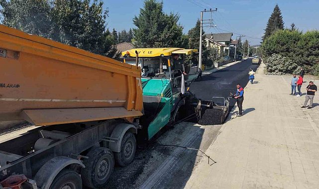Düzce'de alt yapı sonrası asfalt