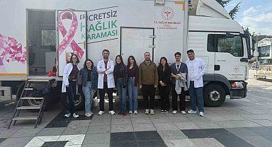 Düzce'de kadınlara ücretsiz kanser taraması yapıldı