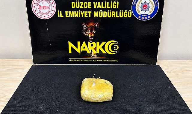 Düzce'de uyuşturucu operasyonu: 1 kişi tutuklandı
