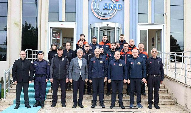 Düzce'de yoğun yağış mesaisi