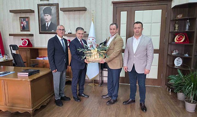 Edincik Marmara Birlik Kooperatifi'nden Kaymakam Öztürk'e ziyaret