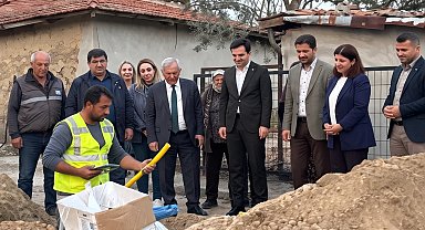 Edirne İbriktepe Köyü'nde doğal gaz çalışmaları incelendi
