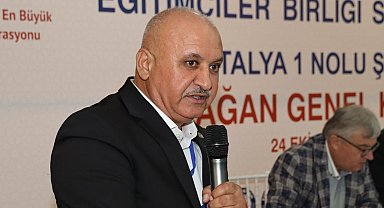 Eğitim-Bir-Sen Antalya'da Eyüp Bülent Miran güven tazeledi