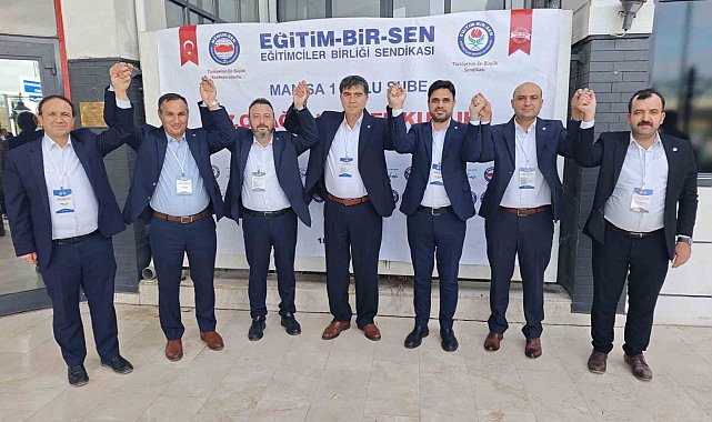 Eğitim-Bir-Sen Manisa'da Ahmet Yasav güven tazeledi