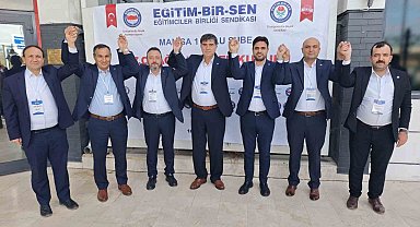 Eğitim-Bir-Sen Manisa'da Ahmet Yasav güven tazeledi