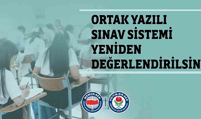 Eğitim-Bir-Sen: "Ortak yazılı sınav sistemi yeniden değerlendirilsin"