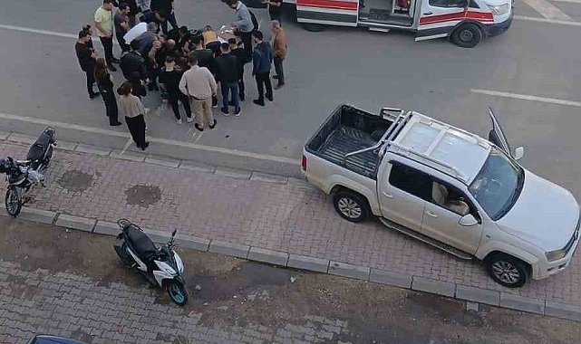 Elazığ'da 'da pick-up ile motosiklet çarpıştı: 1 yaralı
