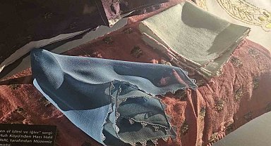 Elazığ'da 86 yıl önce işlenen el işi eserler sergileniyor