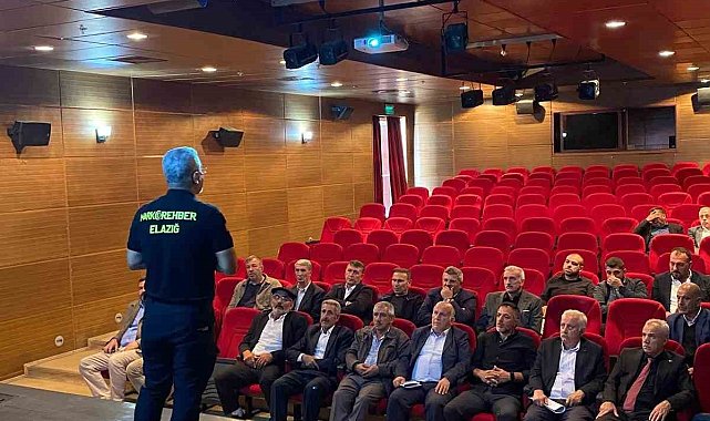 Elazığ'da muhtarlara uyuşturucuyla mücadele eğitimi